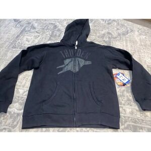 Zipway‎ NBA Youth Boys Sz XL Oklahoma City Thunder Hoodie, Black new